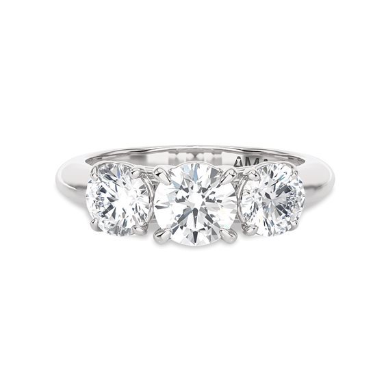 Anello Ama Donna in Oro bianco Diamante Lab Grown 1.71 Ct AMA-AN-1031-16-1.71CT - AMA-AN-1031-16-1.71CT